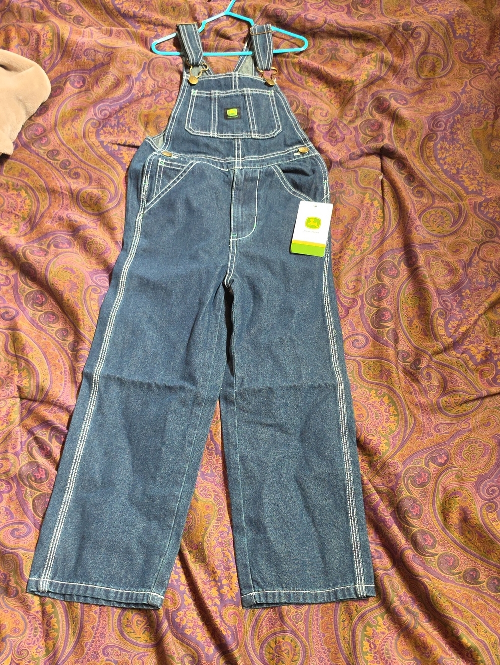 John Deere Indigo Blue Women's Denim Overalls